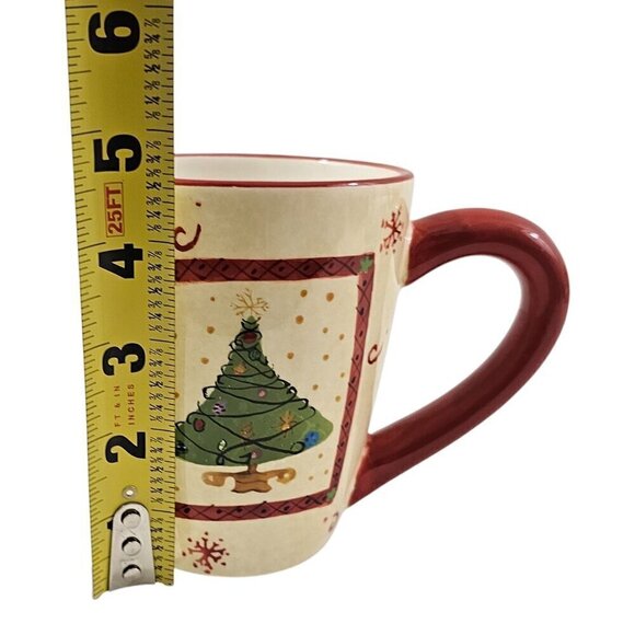 Sakura Table Gracey Knight Happy Holidays 14 Oz Christmas Mugs Cups – Set of 2 - Picture 11 of 16